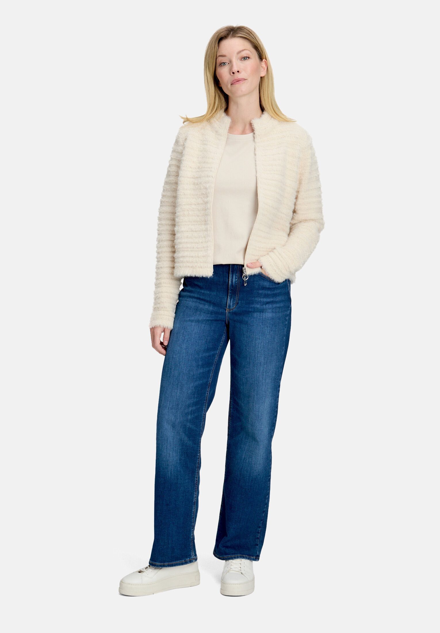 Betty Barclay Strickjacke Damen mit Struktur (1-tlg)