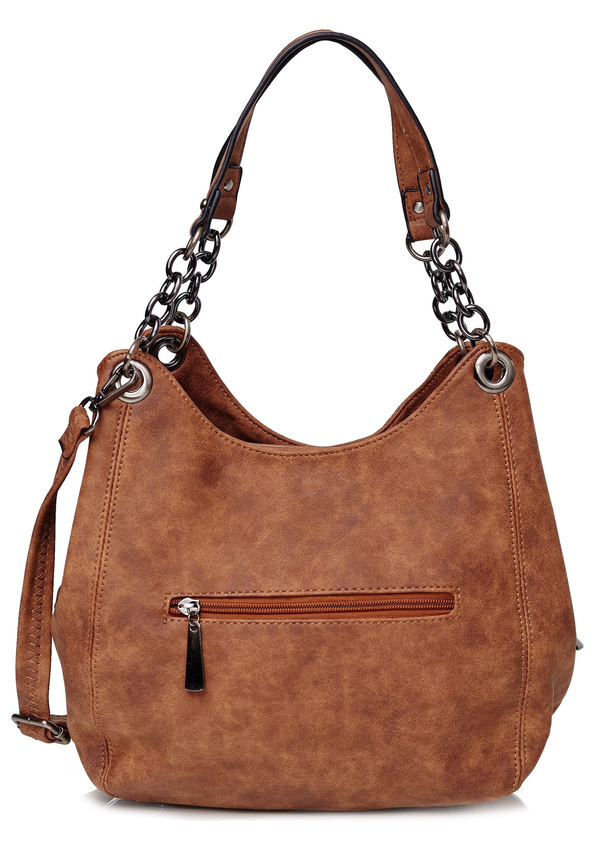 Harpa Schultertasche (1-tlg), mit aufwendigen Tragegriffen und feinem Laser günstig online kaufen