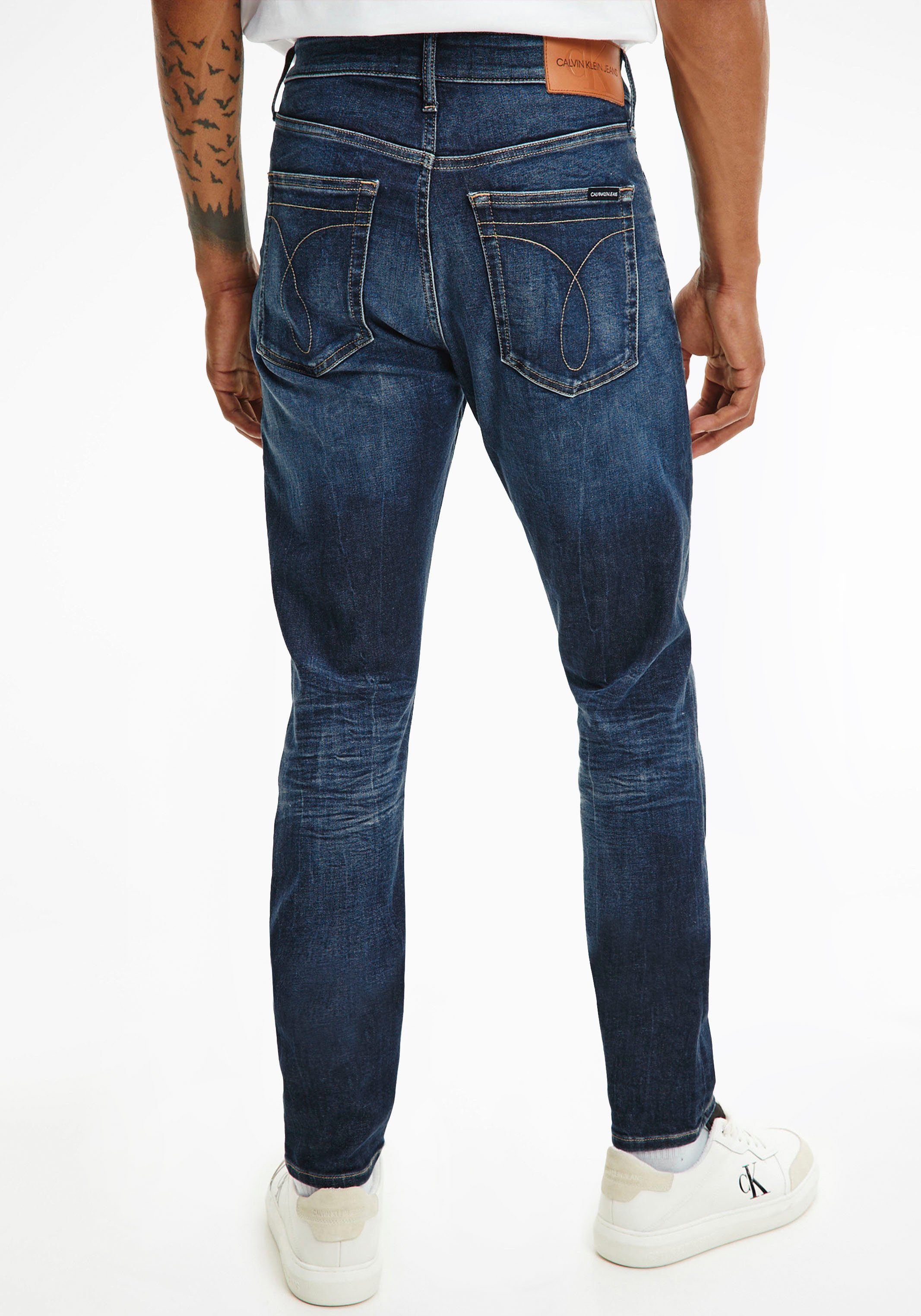 Klein Jeans Slim-fit-Jeans Calvin darkblue SLIM TAPER