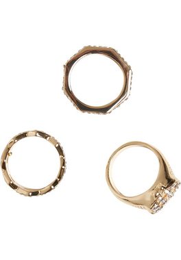 URBAN CLASSICS Schmuckset Urban Classics Unisex Dollar Ring 3-Pack (1-tlg)