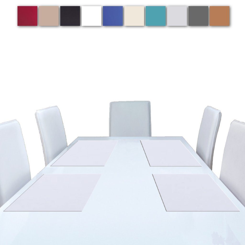 Bestlivings, Tischmatte (1-St), Platzdecke Ausführungen in Weiß Tischschutz Dekoration Essunterlage Ellen, versch. Platzset,