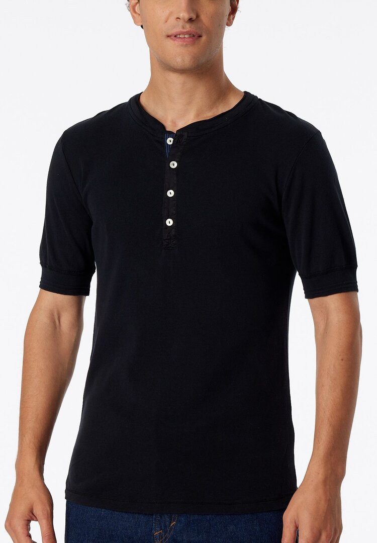 SCHIESSER REVIVAL Unterziehshirt Karl-Heinz traditionelle, erstklassige Feinripp-Qualität
