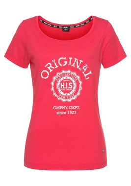 H.I.S Kurzarmshirt mit Heritage-Print von H.I.S