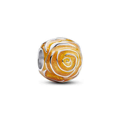 Pandora Charm-Einhänger Pandora Moments Gelbe Rose in voller Blüte Charm 793212C02