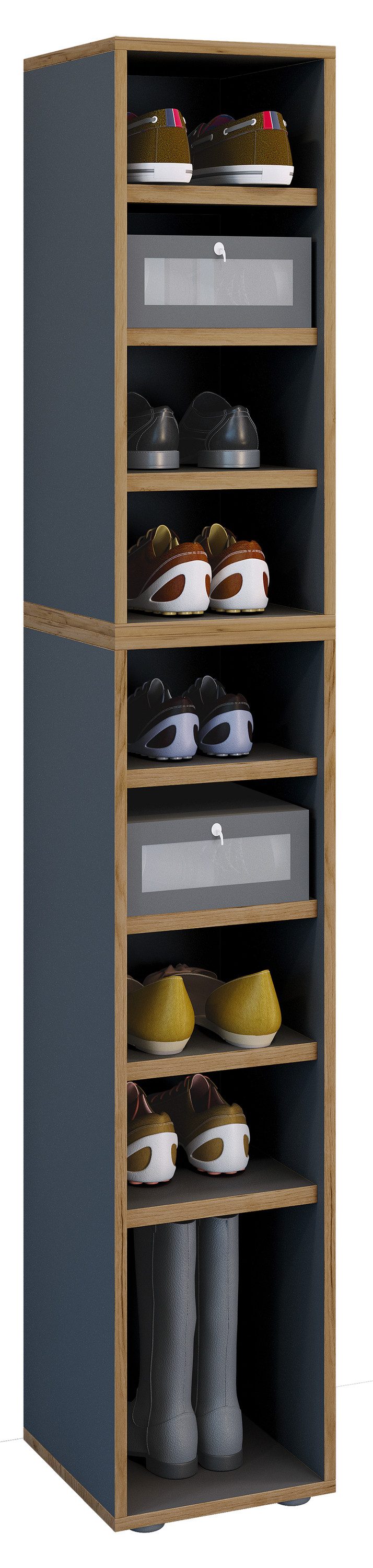 VCM Schuhregal Holz Regal Schuhschrank Schuhregal Salia B30