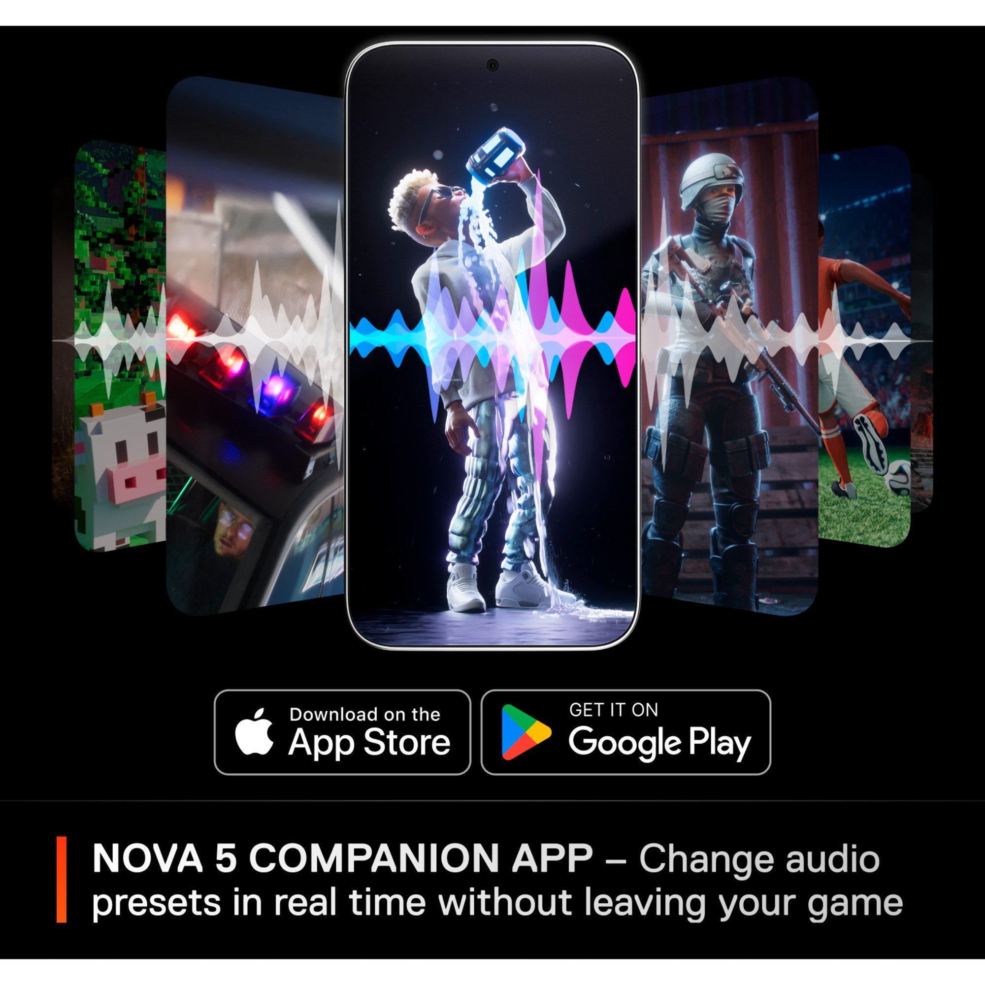 SteelSeries SteelSeries Arctis Nova 5P Wireless, Headset