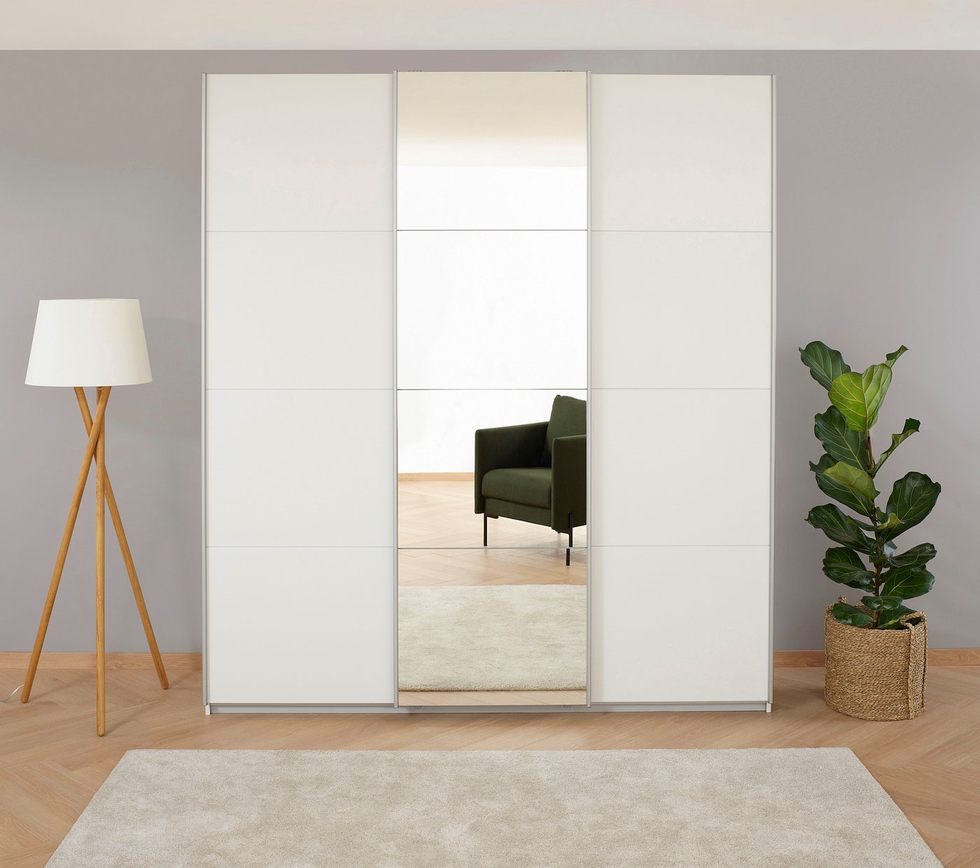 OTTO home Kleiderschrank Mehrzweckschrank Aktenschrank Möbel Mietswohnung Schlafzimmer KOLUNA (3 Ausstattungen BASIC/CLASSIC/PREMIUM (inkl. SOFT-CLOSE-FUNKTION) Breiten 203/271/315/360 cm Höhen 210/229 mit Spiegel MADE IN GERMANY
