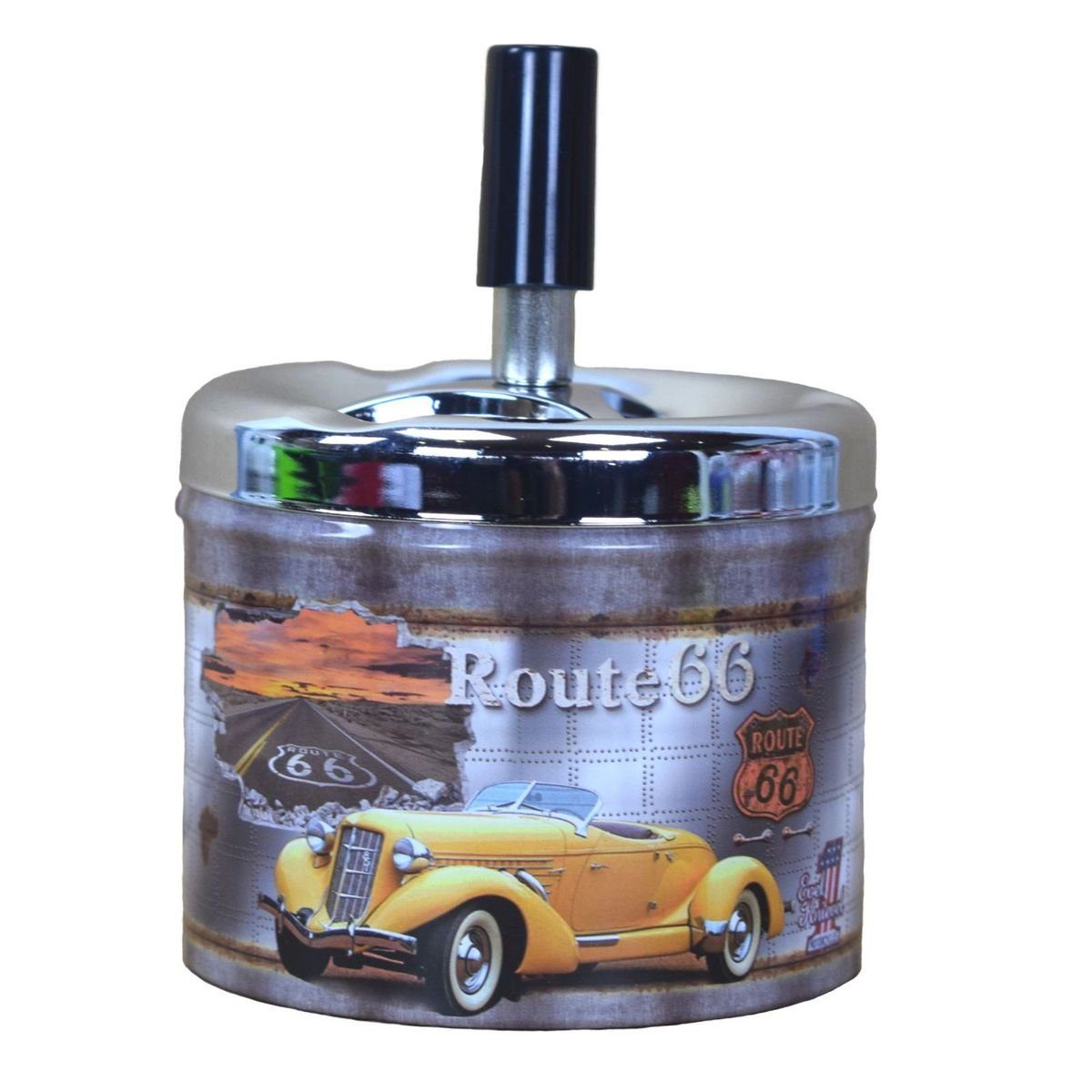 Marabellas Shop Пепельницы Oldtimer Drehaschenbecher ca.9,5 x 12cm Пепельницы Windaschenbecher, mit 3 Einsenkungen