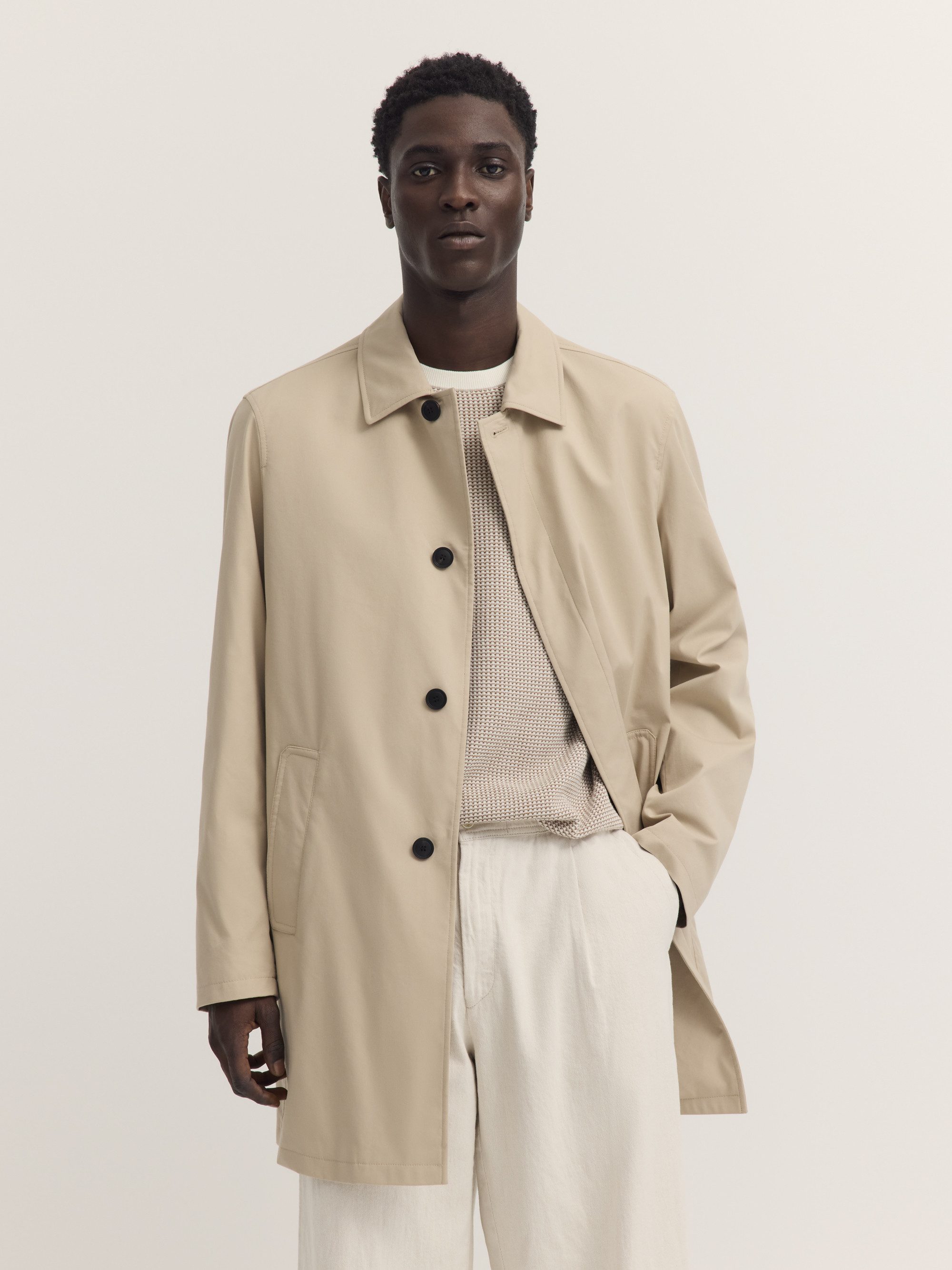 bugatti Kurzmantel Regular Fit wasserabweisend und PFC-frei