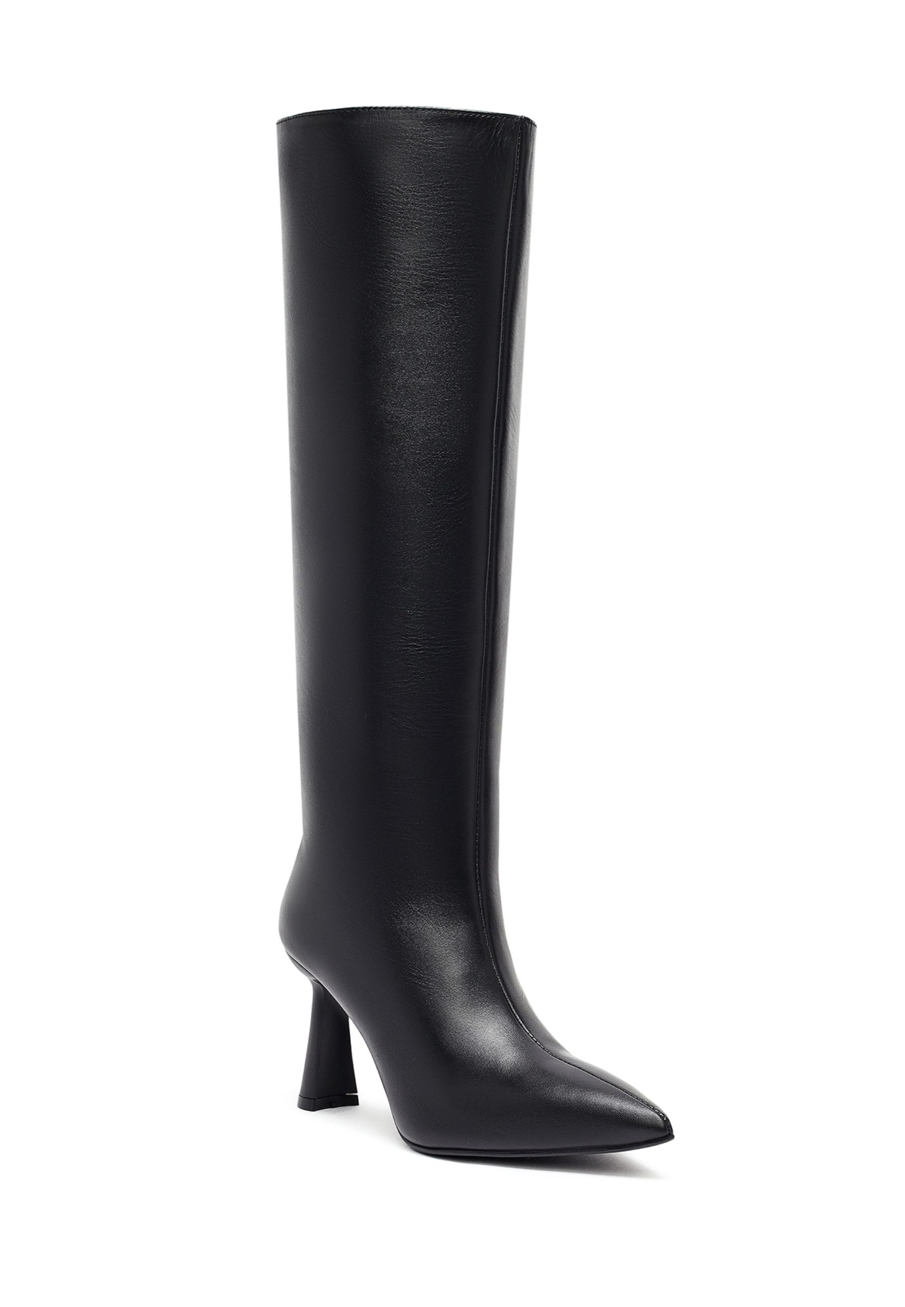 Derimod Absatzstiefel aus Leder Bootsschuh Reißverschluss, Lederfutter, TPU Sohle, Absatz 6,5 cm