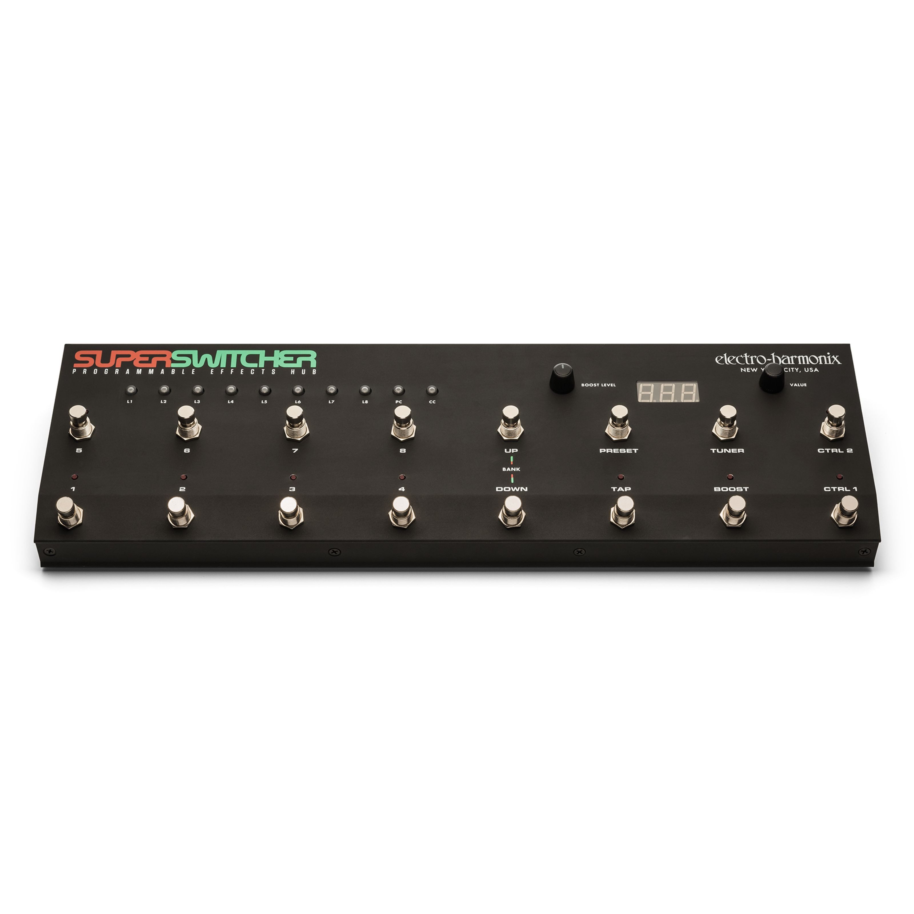 Electro Harmonix Musikinstrumentenpedal, Super Switcher - A/B/Y Box Effektgerät
