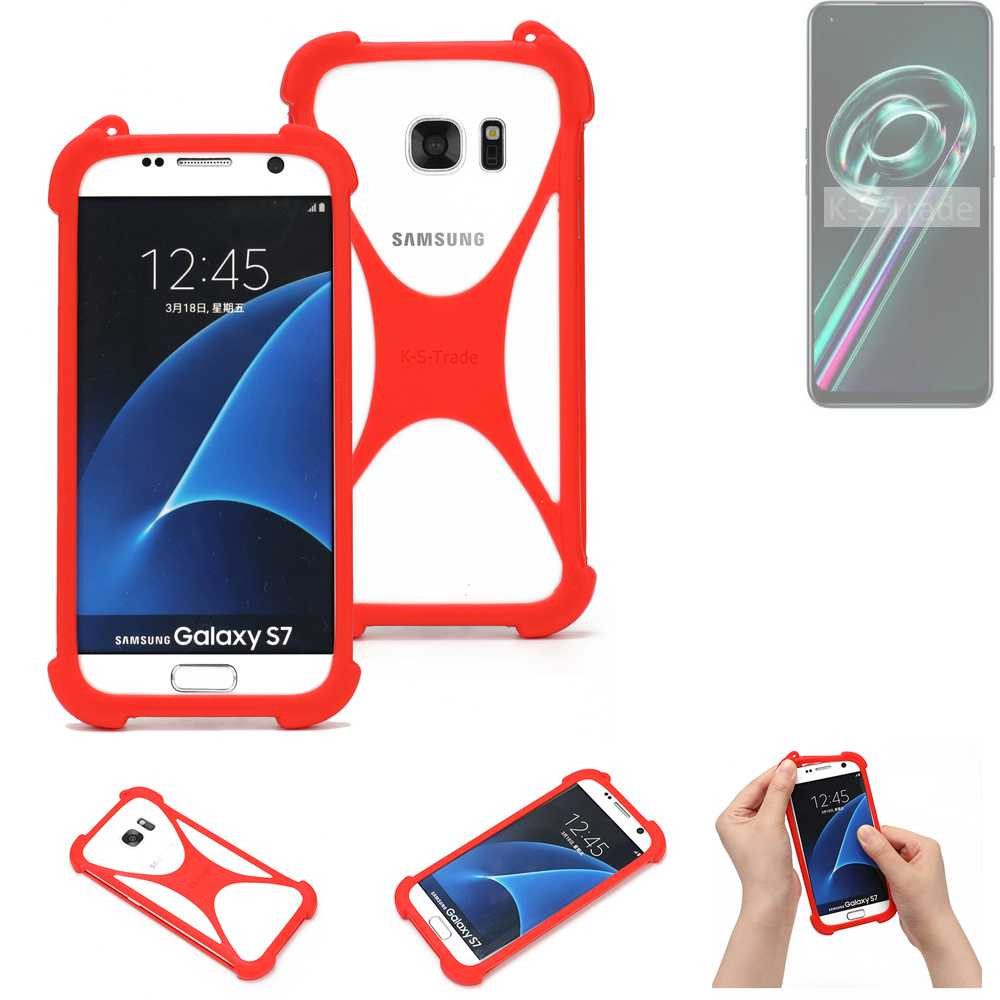 K-S-Trade Handyhülle für Realme 9 Pro Plus, Handy-Hülle Schutz-Hülle Bumper Silikon Schutz Hülle Cover Case