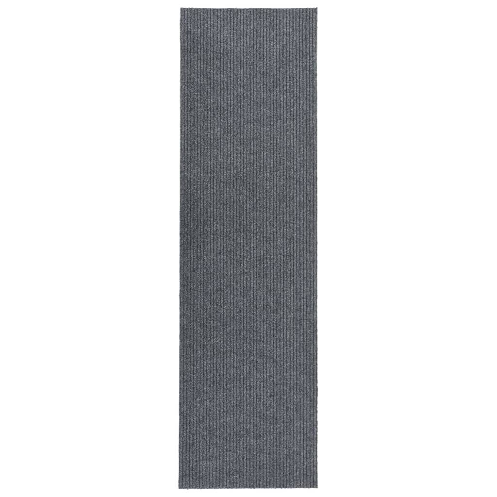 Teppich Schmutzfangläufer Grau 100x400 cm
