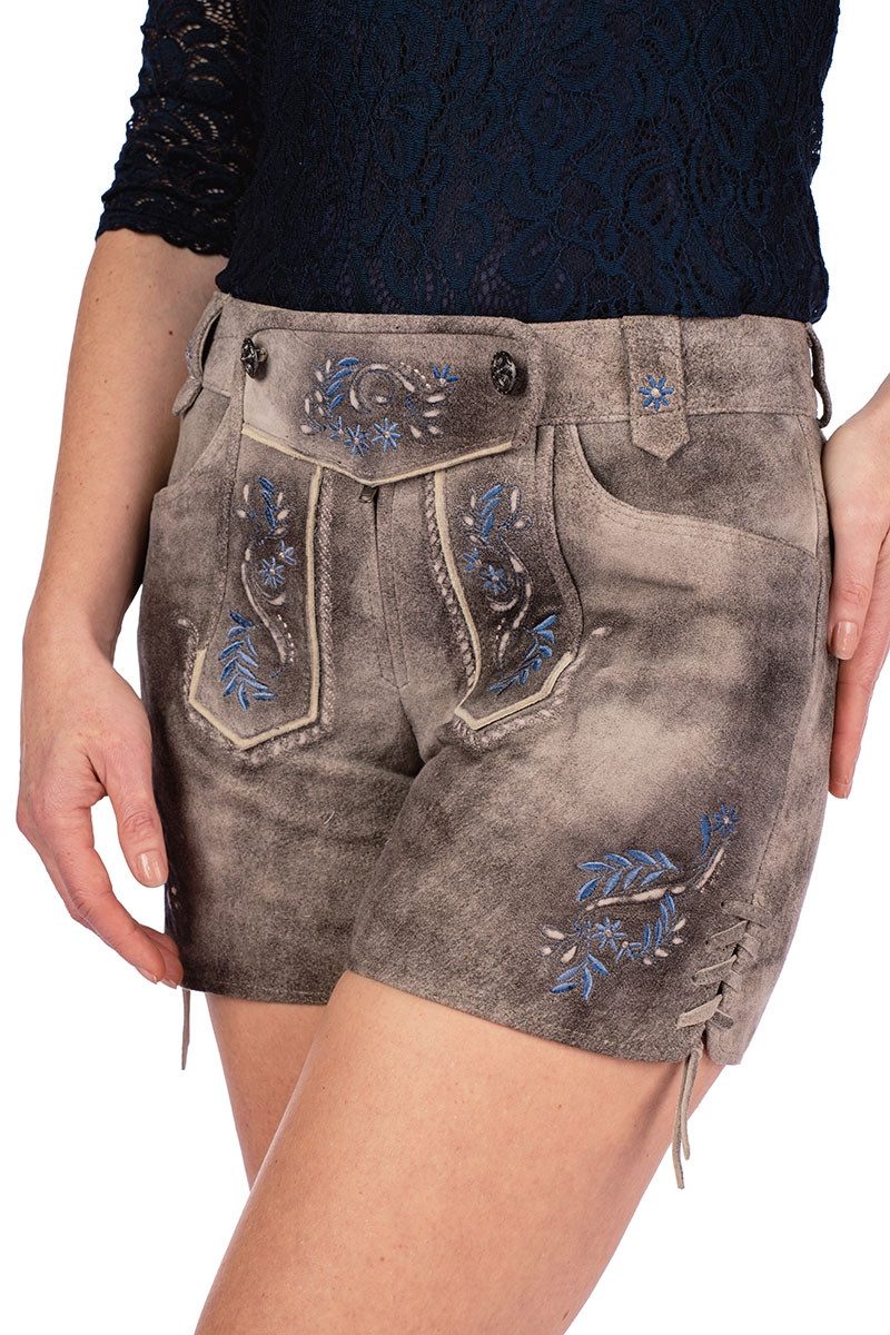 Spieth & Wensky Lederhose Trachtenlederhose Damen - ALYSA - oxford/hellblau günstig online kaufen