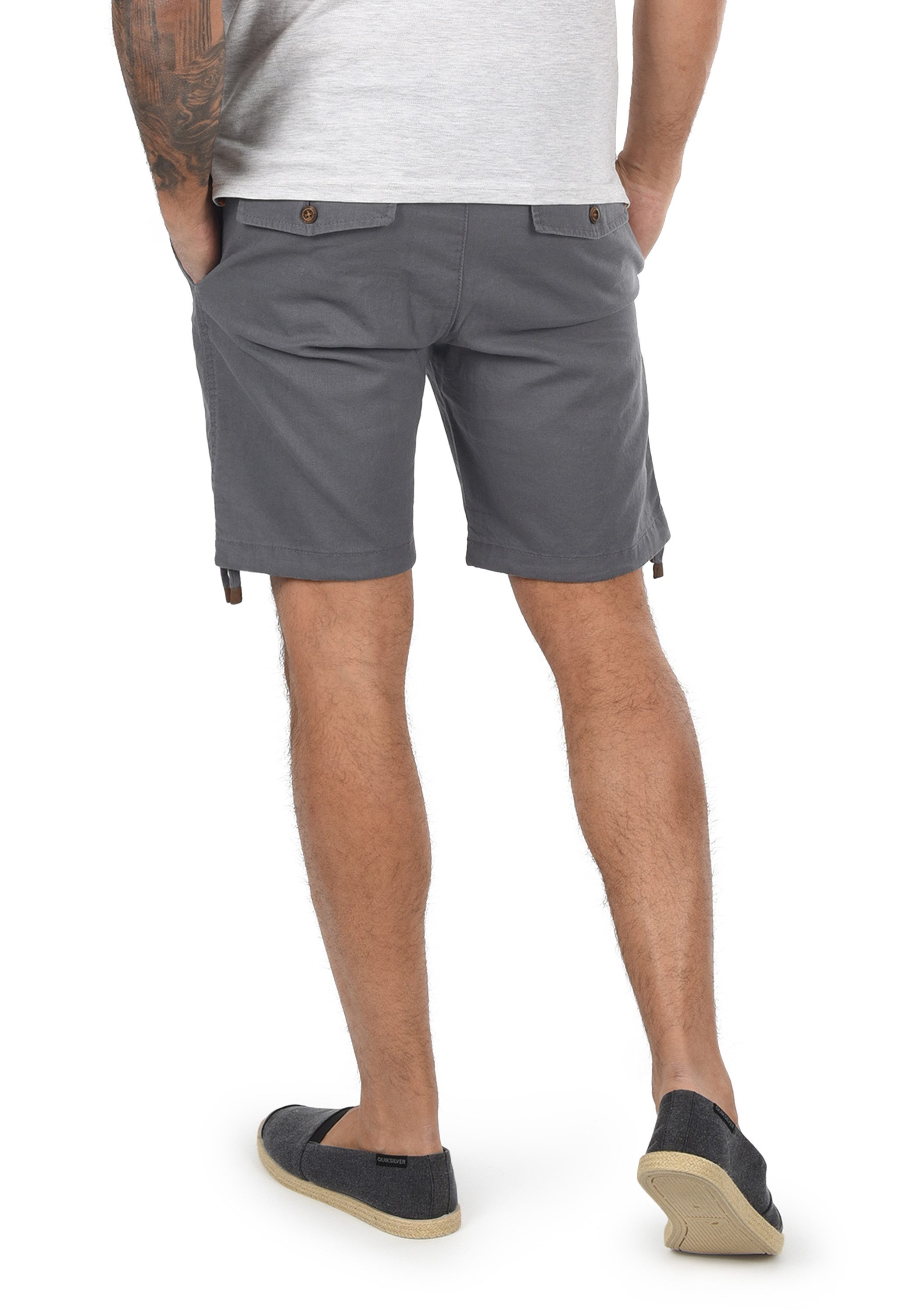 Indicode Leinenhose IDMoses Kurze Hose aus Leinenqualität