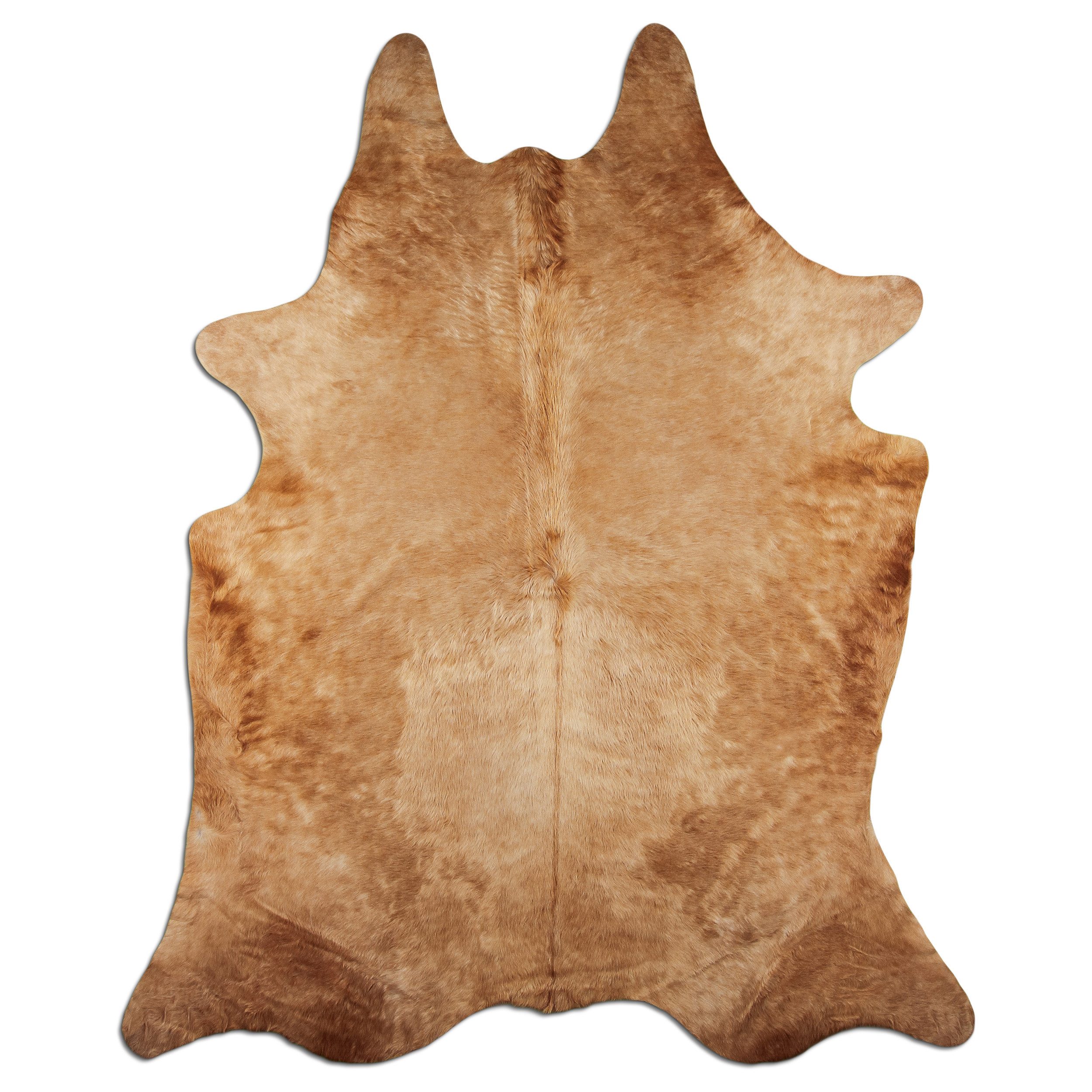 Livorio Fellteppich - beige, Kuhfell, Premium Kuhfell Teppich,Rinderfell,Echtfell