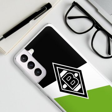 DeinDesign Handyhülle Borussia Mönchengladbach Gladbach Offizielles Lizenzprodukt, Samsung Galaxy S21 5G Silikon Hülle Bumper Case Handy Schutzhülle
