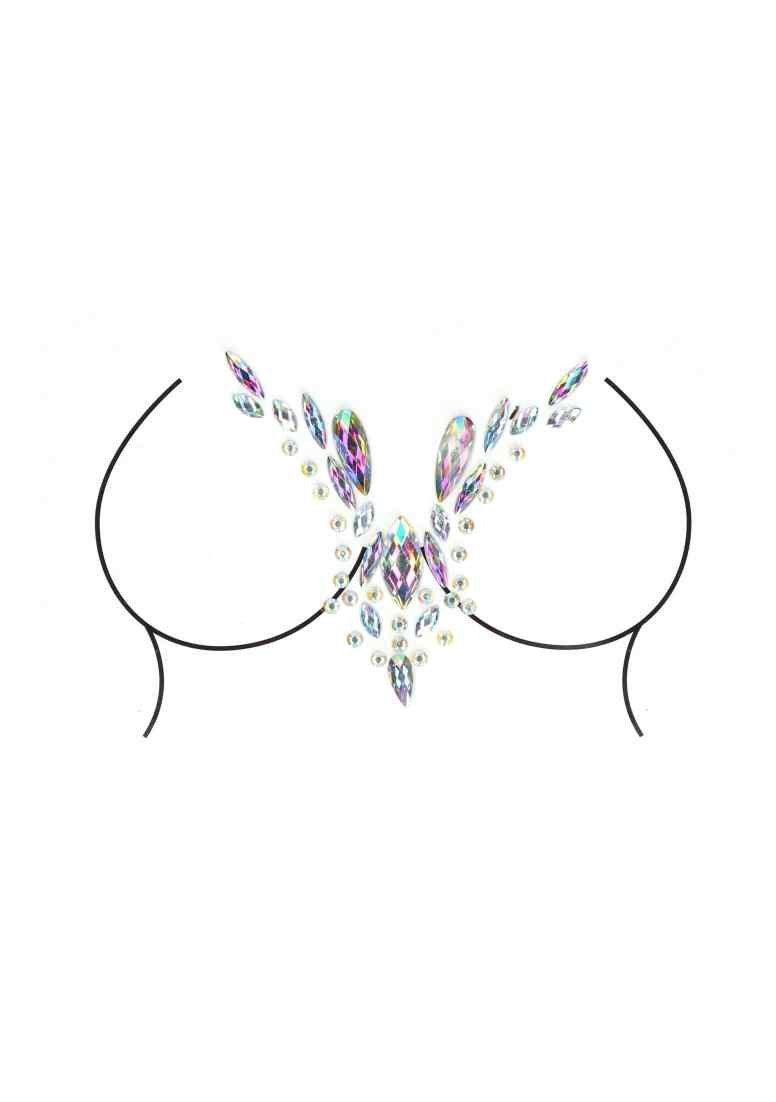 Dazzling Schmuck-Tattoo Bling Cleavage Deep-V Sticker Desir Le