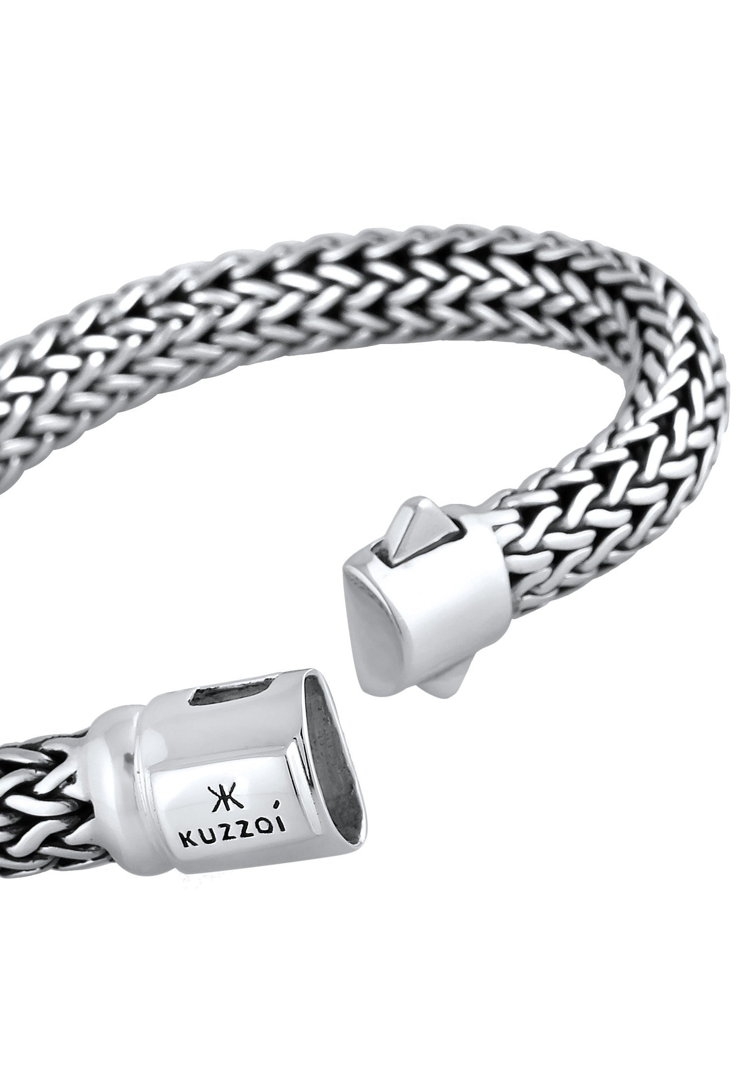 Armband Cool unisex Silber 925 Kuzzoi Basic Gliederarmband
