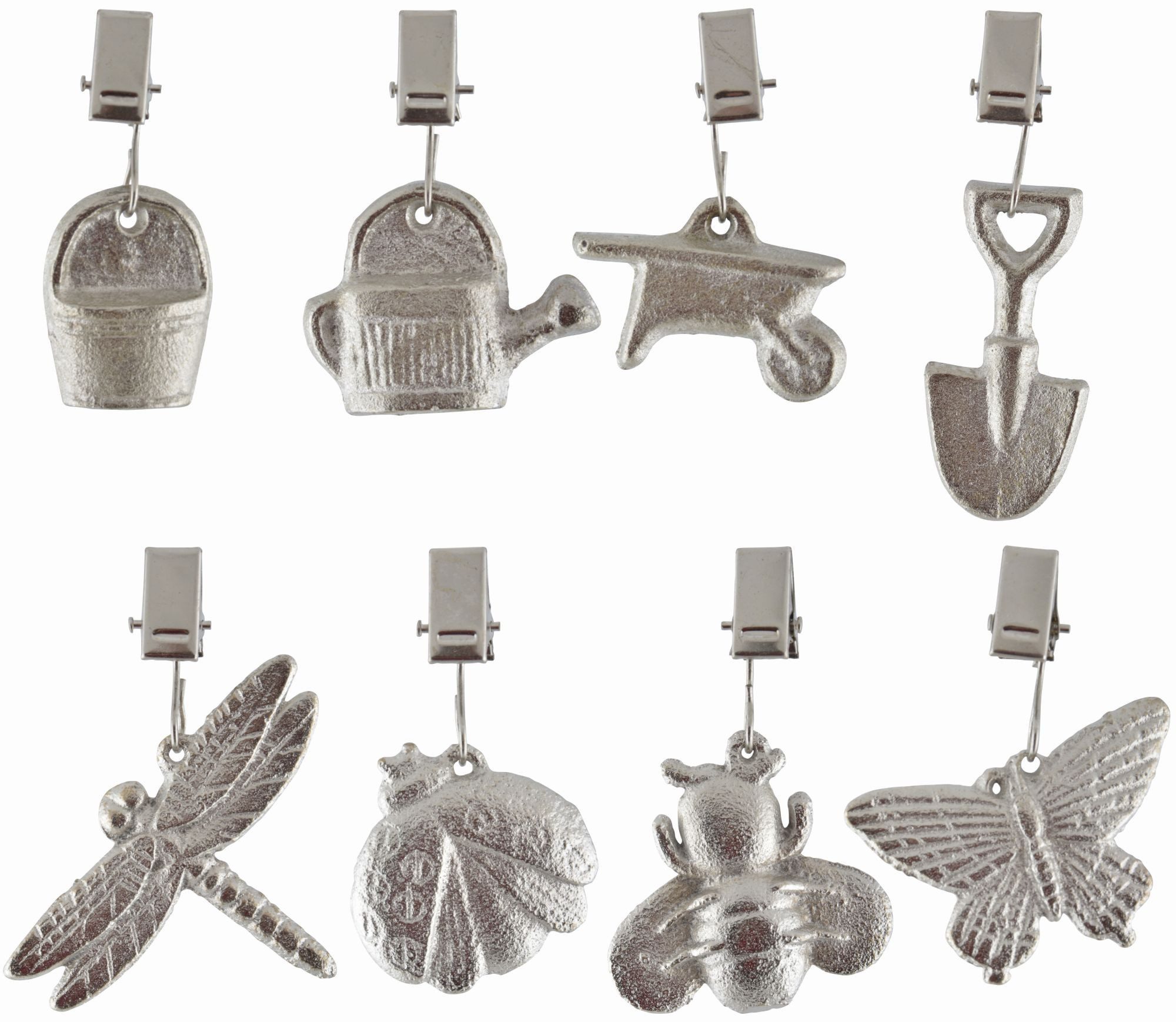 esschert design Tischtuchklammer, Tischtuchgewichte aus Gusseisen und Metall