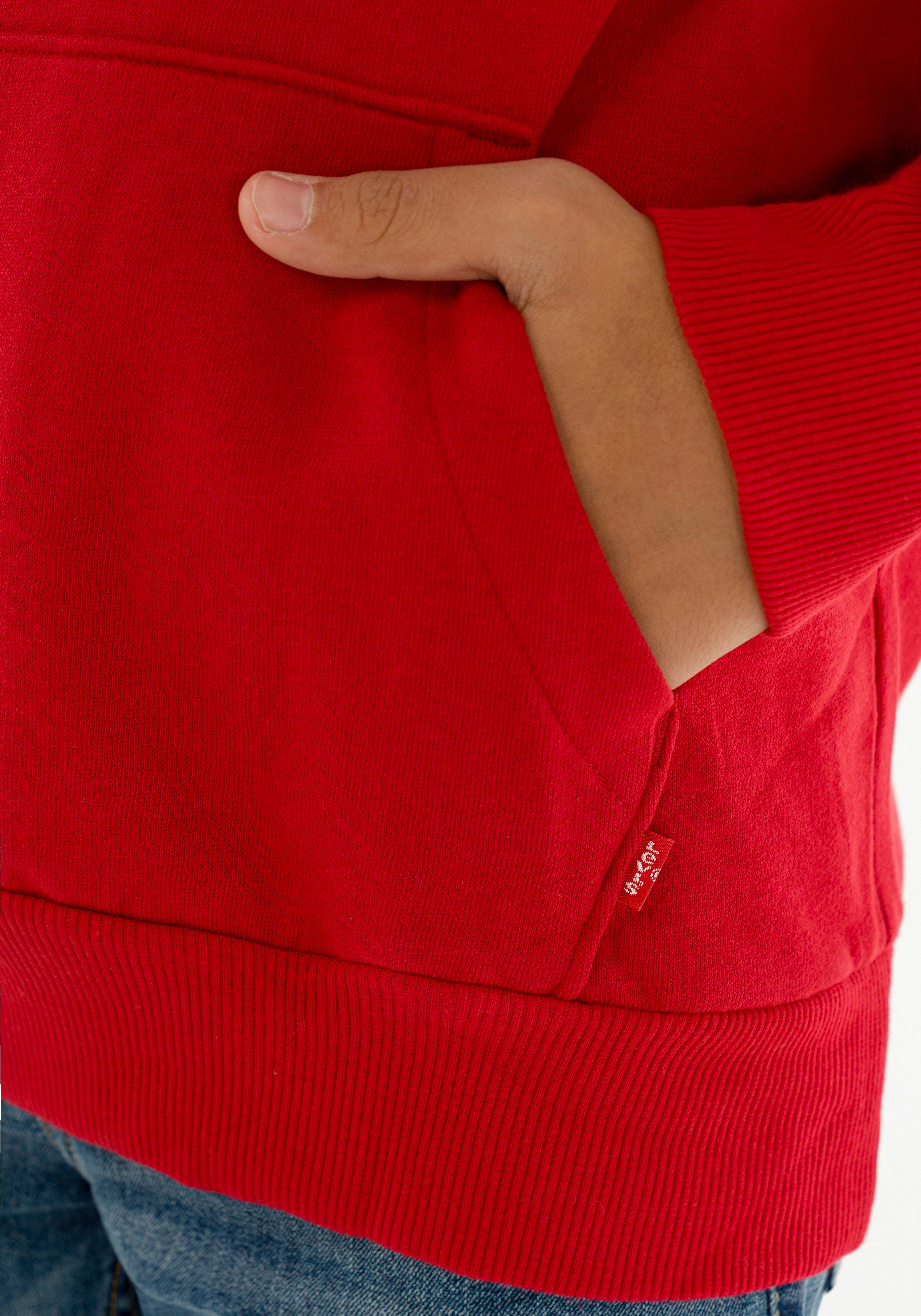 Levi's® Kids Kapuzensweatshirt for HOODIE BOYS BATWING red