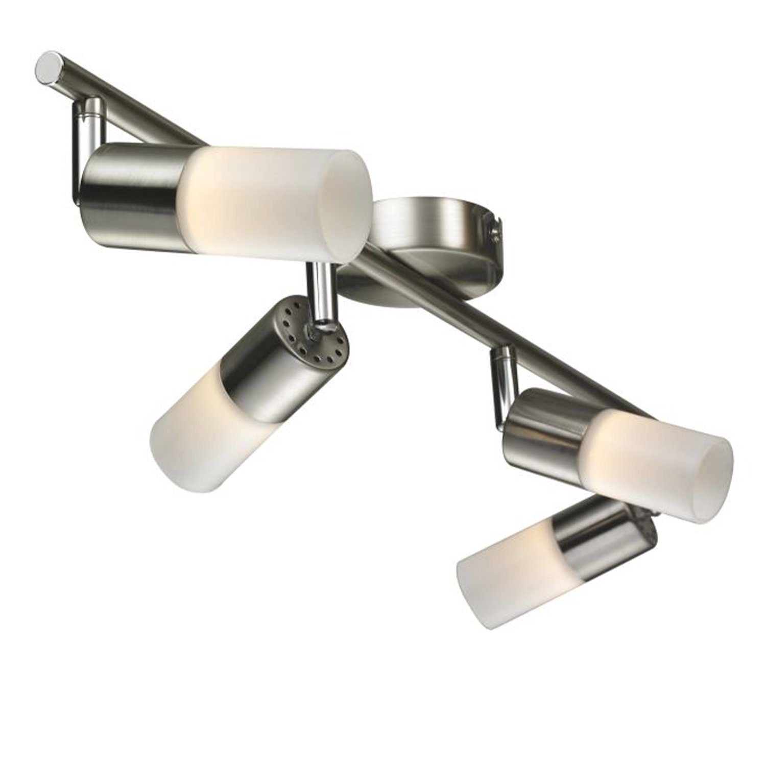 bmf-versand Deckenleuchte Deckenleuchte LED Wohnzimmer Deckenlampe Deckenstrahler 4 Flammig