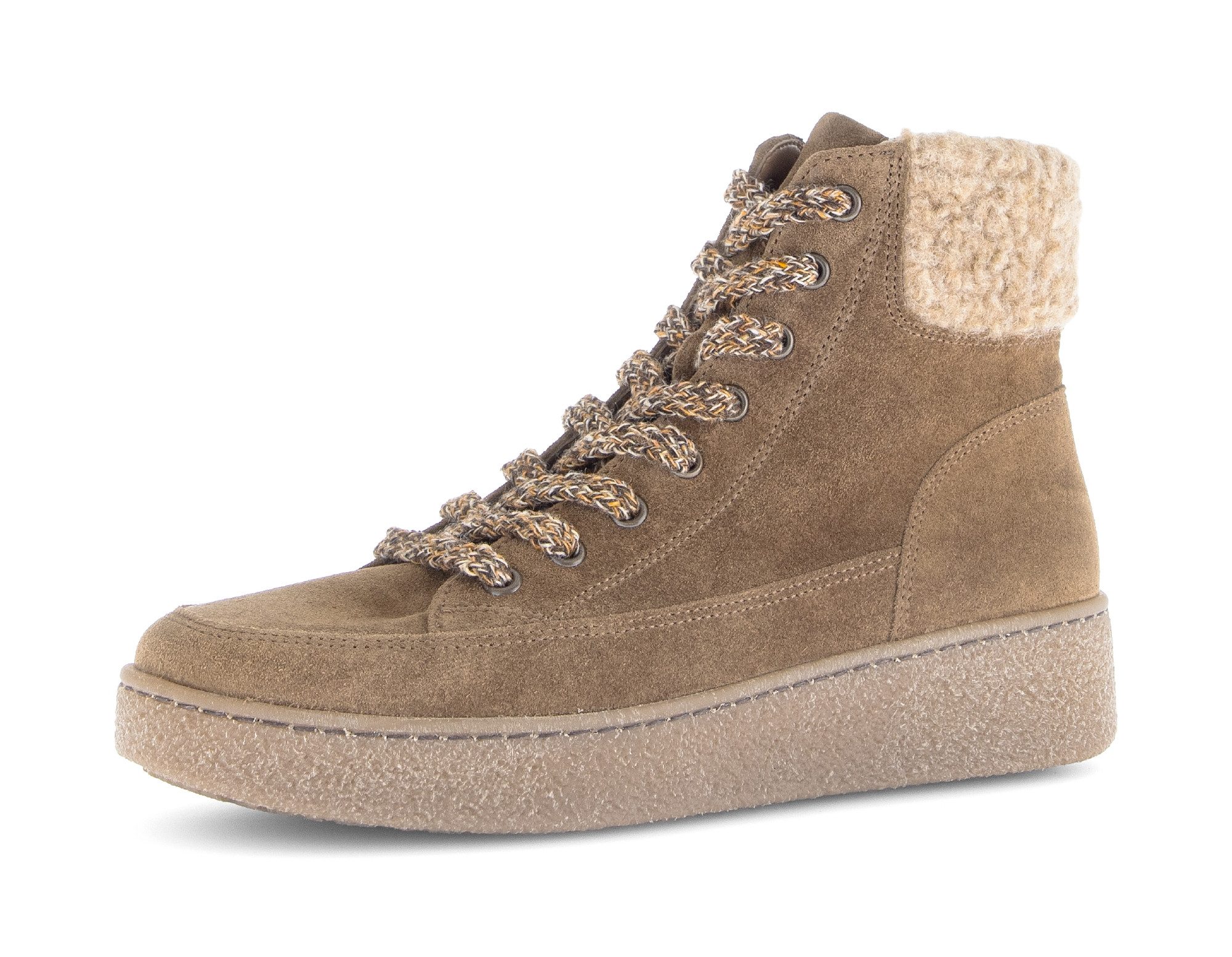 Gabor DAVOS Schnürboots, Plateau, Schnürstiefelette in Komfortweite H (sehr günstig online kaufen