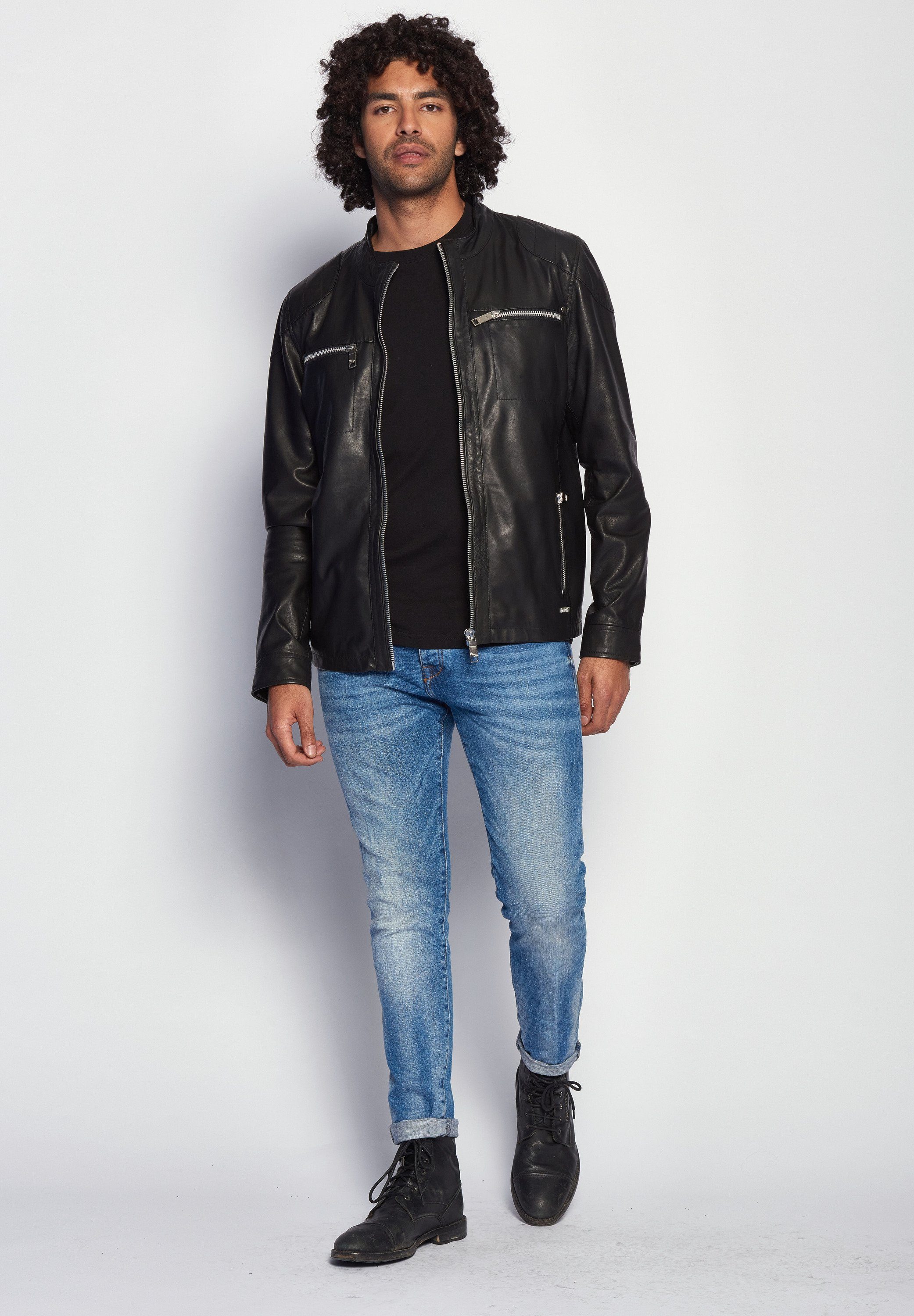 Maze Lederjacke Flint