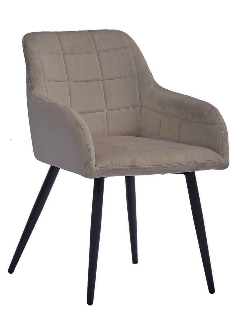 Junado® Schalenstuhl Lars, Moderner Polsterstuhl mit ergonomischer Sitzschale