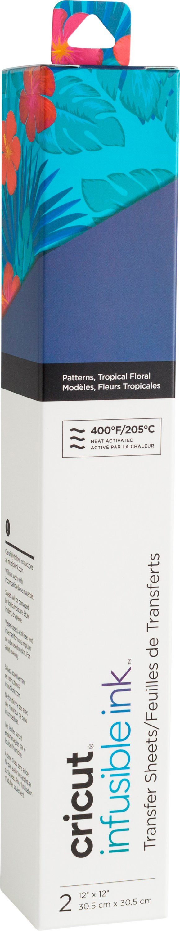 Cricut Dekorationsfolie Motiv Transferbogen Infusible Ink, 30,5 cm x 30,5 cm 2 Stück