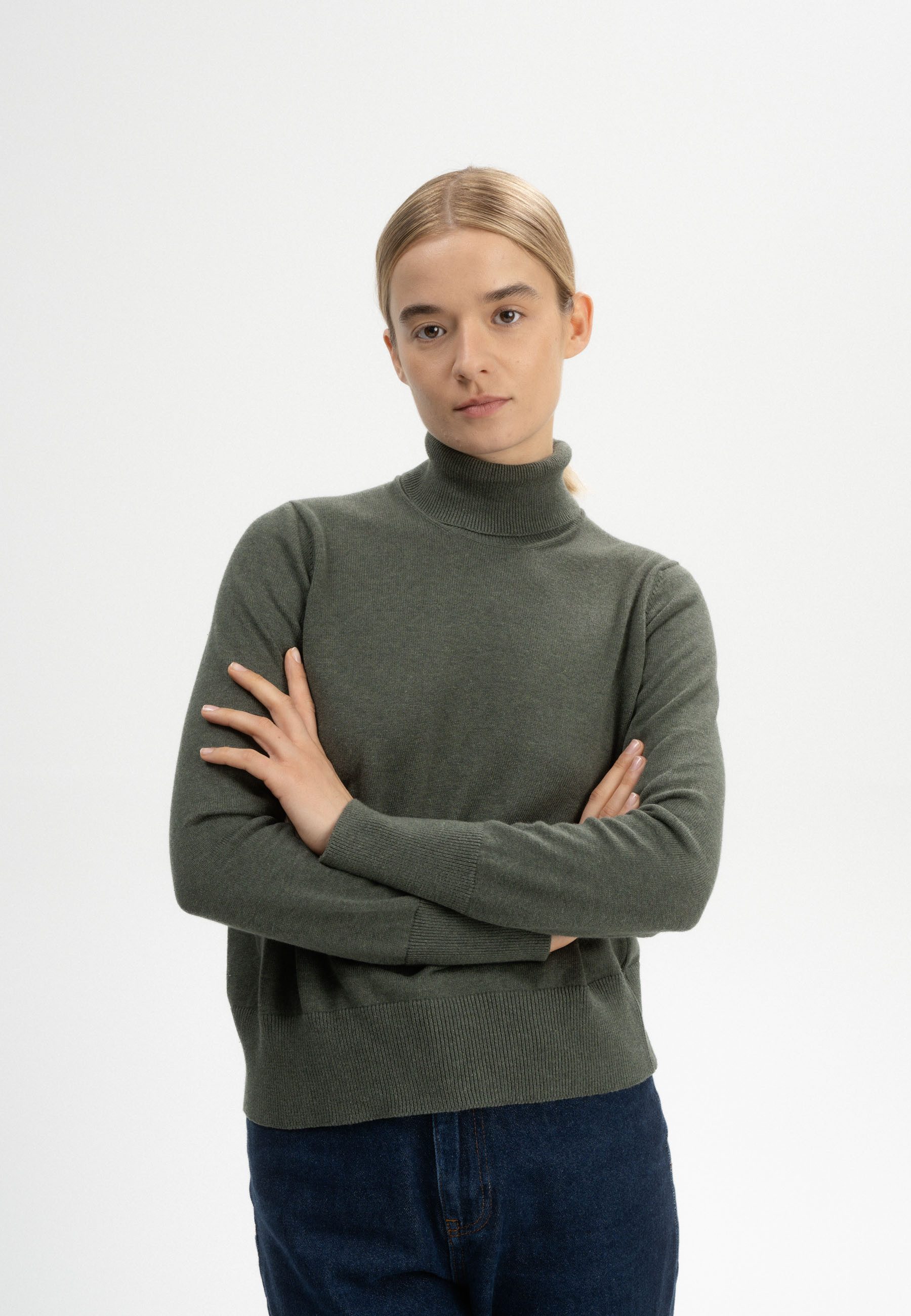 MELA Rollkragenpullover Feinstrick Rollkragenpullover Style MAYURA günstig online kaufen
