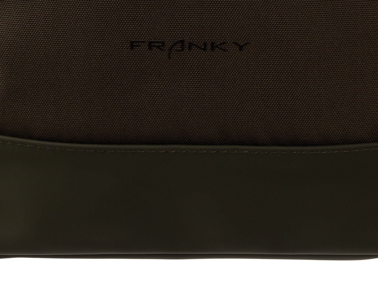 Freizeitrucksack ca.21 Laptopfach, Laptopfach Liter RS77 Franky Franky grün 15" Rollfalte mit Freizeit-Rucksack