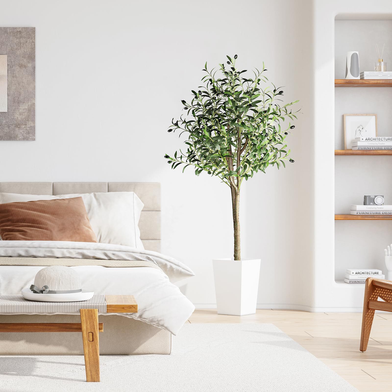 Kunstpflanze Olivenbaum Künstliche Pflanzen Höhe 120cm/150cm/170cm/180cm/21 günstig online kaufen