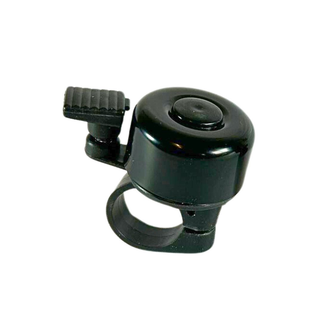 RACEL Fahrradklingel Fahrradklingel Schwarz / Silber Fahrrad Glocke Rennrad MTB Klingel