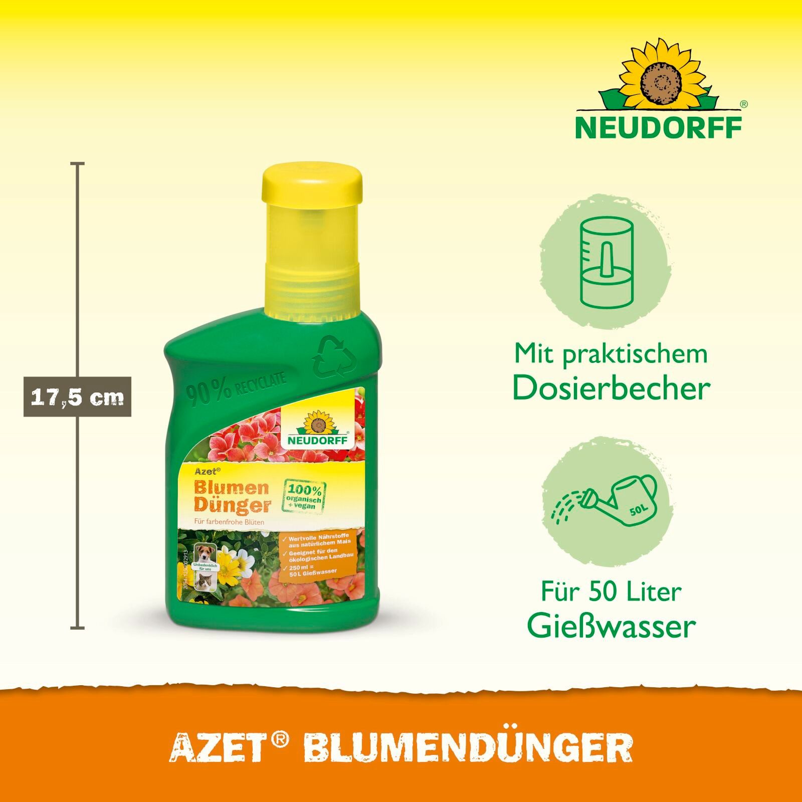 Neudorff Blumendünger Azet BlumenDünger - 250 ml