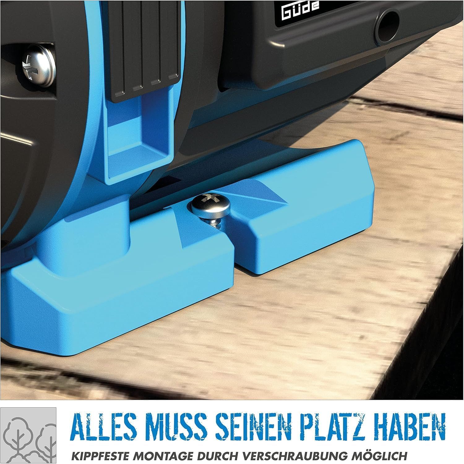 Güde Akku-Gartenpumpe Gartenpumpe GP 600 W, 3200 l/h Wasserfilter Pumpe Gartenbewässerung