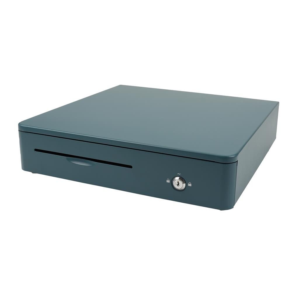 Olympia Geldkassette M 405 Color Kassenlade, Mikroschalter, RJ11/RJ12, 3 Schlosspositionen