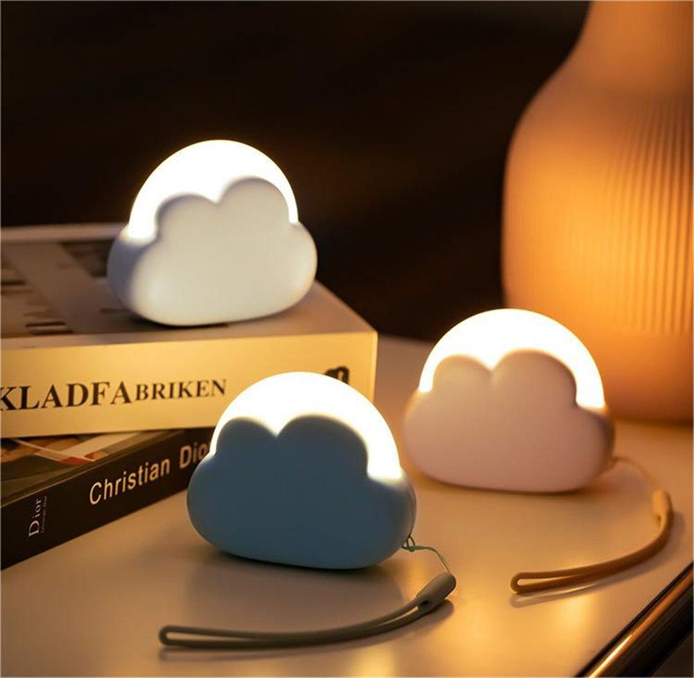 Nachtlicht, tragbar Blau Rouemi Kinder Nachtlicht Wolke wiederaufladbar, Schlafzimmer USB LED