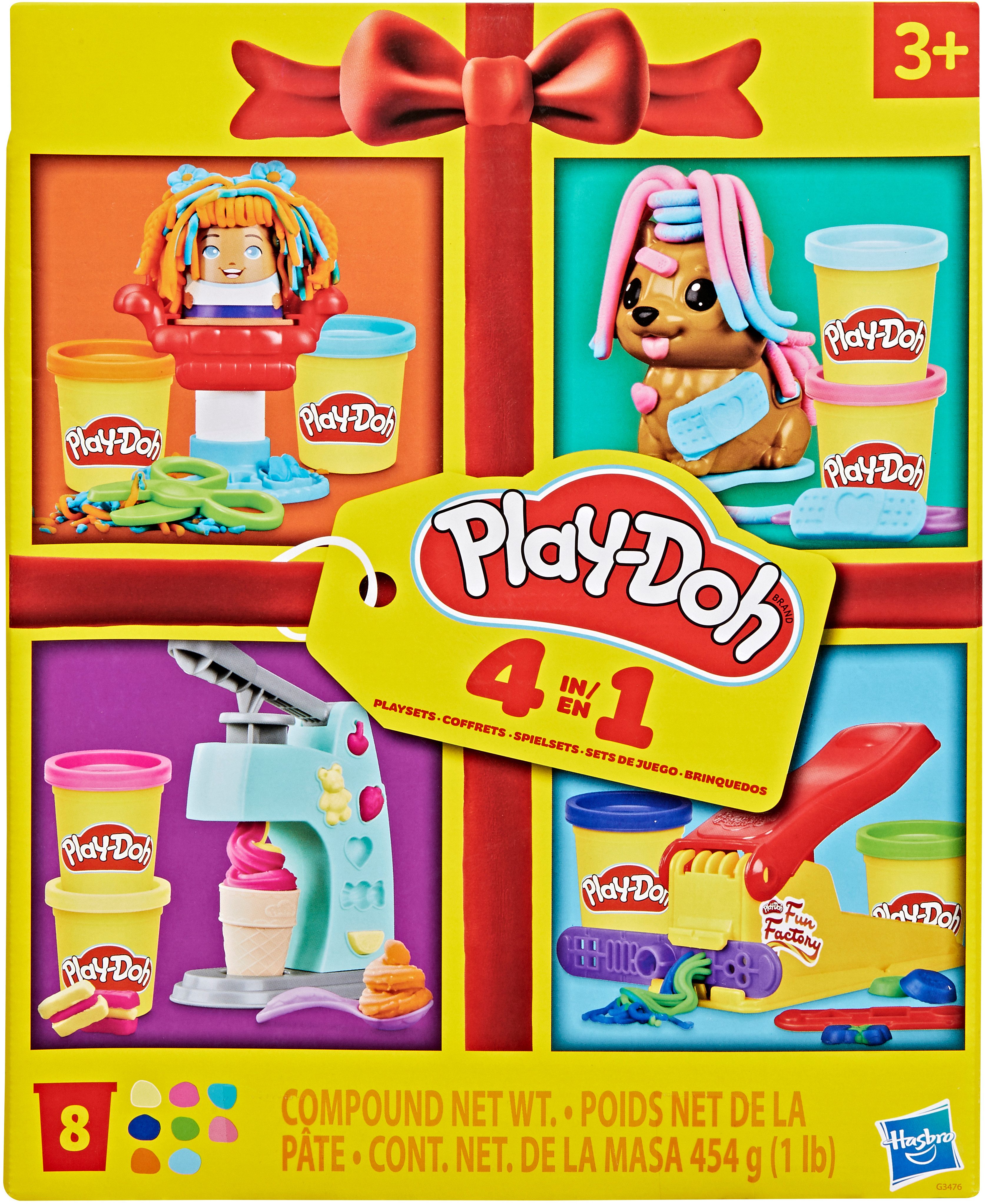 Hasbro Knetform-Set Play-Doh 4-in-1 Spielsets