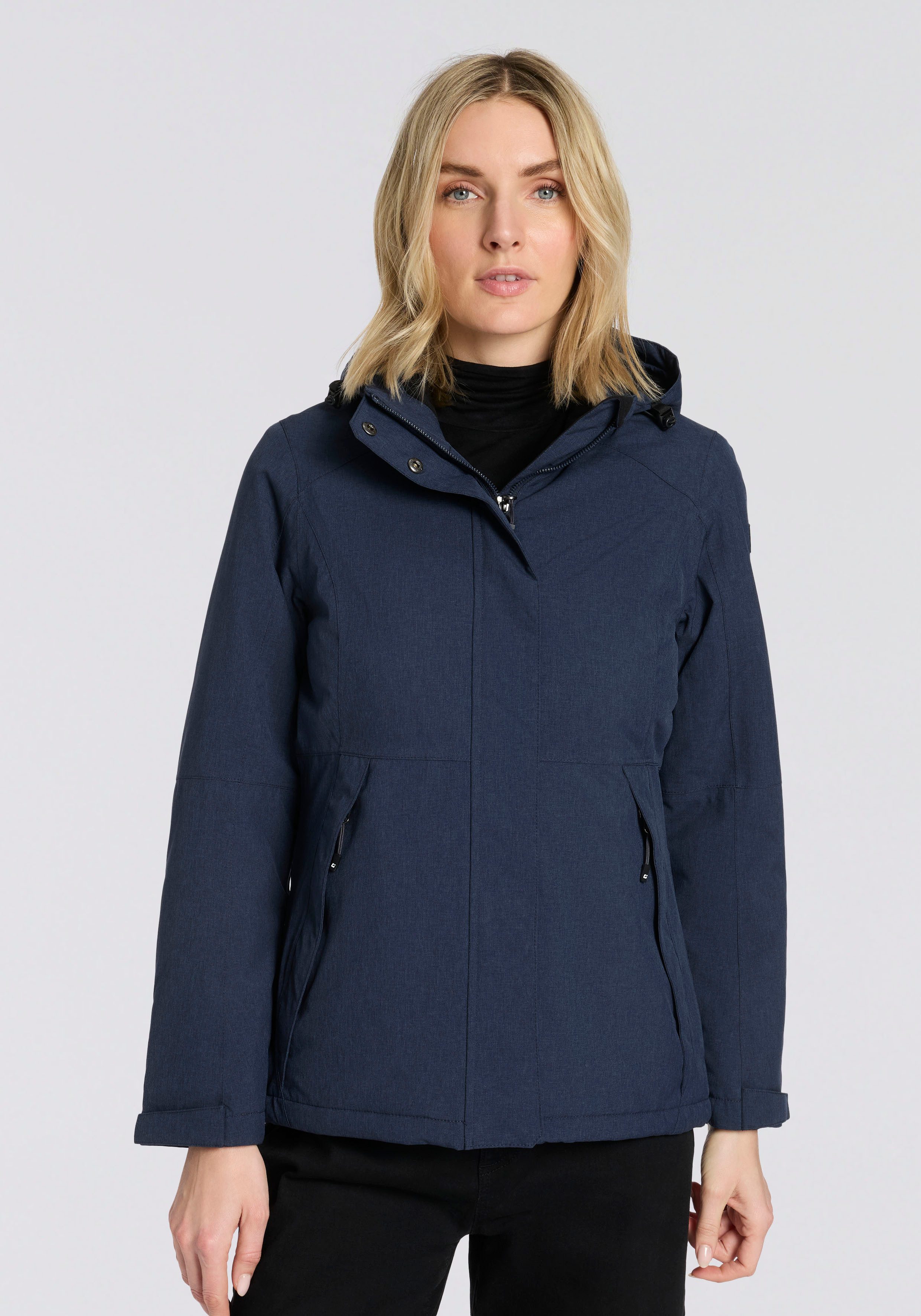 Killtec Outdoorjacke KOW 37 WMN JCKT (1-St) mit abnehmbarer Kapuze, mit verschweißten Nähten, mit Taschen