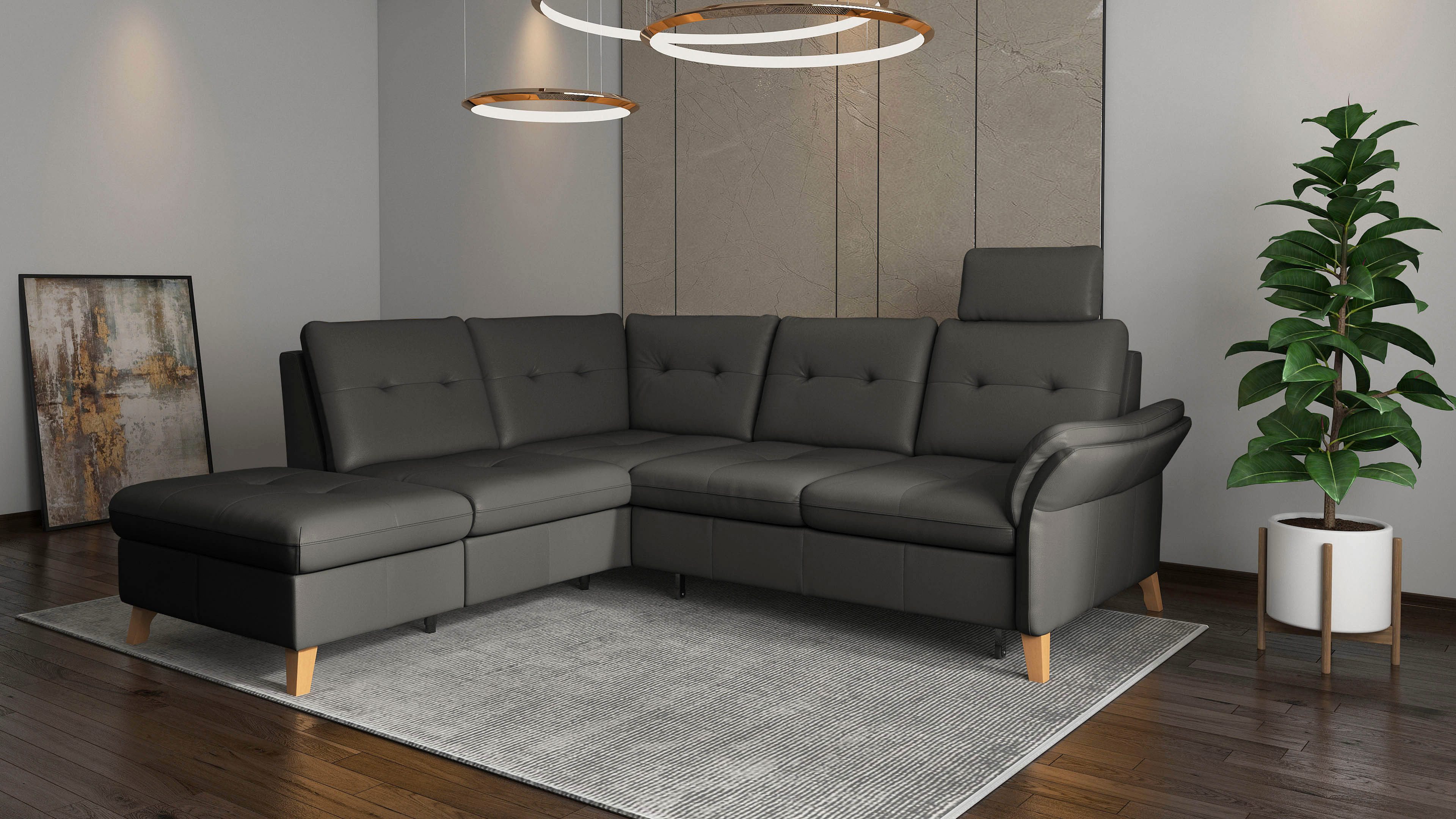 sit&more Ecksofa "Göteborg" inkl. Sitztiefenverstellung, wahlweise mit Bett günstig online kaufen