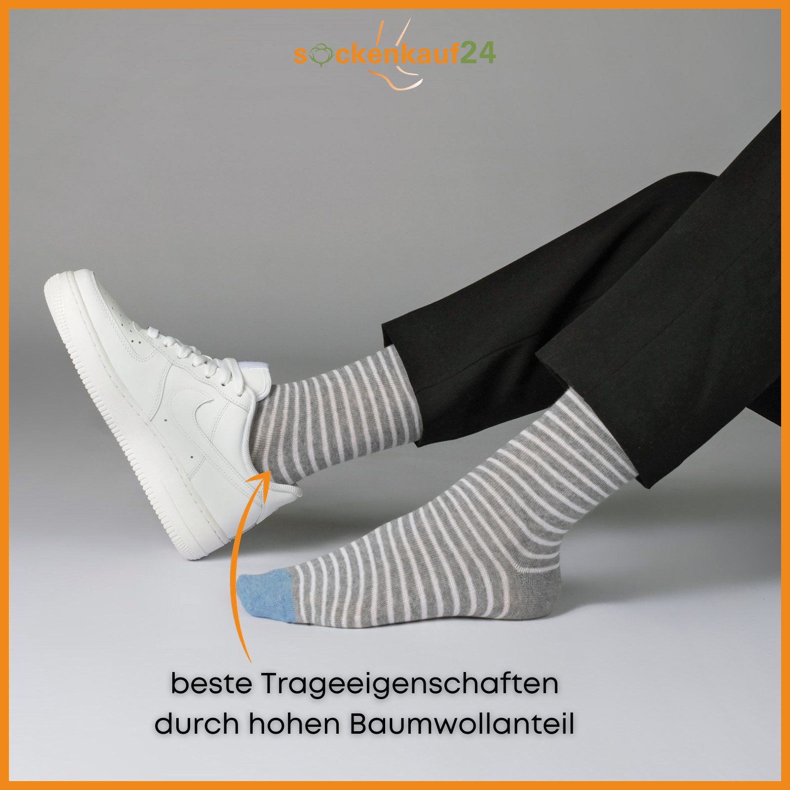 sockenkauf24 Basicsocken 10 Paar Damen Socken Mehrfarbig Streifen Punkte (34857, 39-42) Herzen Maritim Baumwolle
