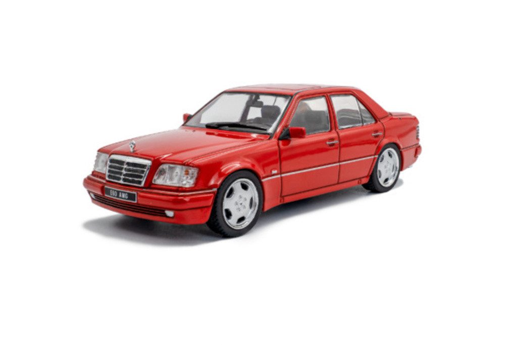 Solido Modellauto Mercedes W124 E60 AMG 1994 rot, Maßstab 1:43