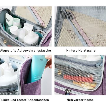 zggzerg Kulturbeutel Groß Waschtasche,Camping Kosmetiktasche zum Aufhängen für Damen Herren