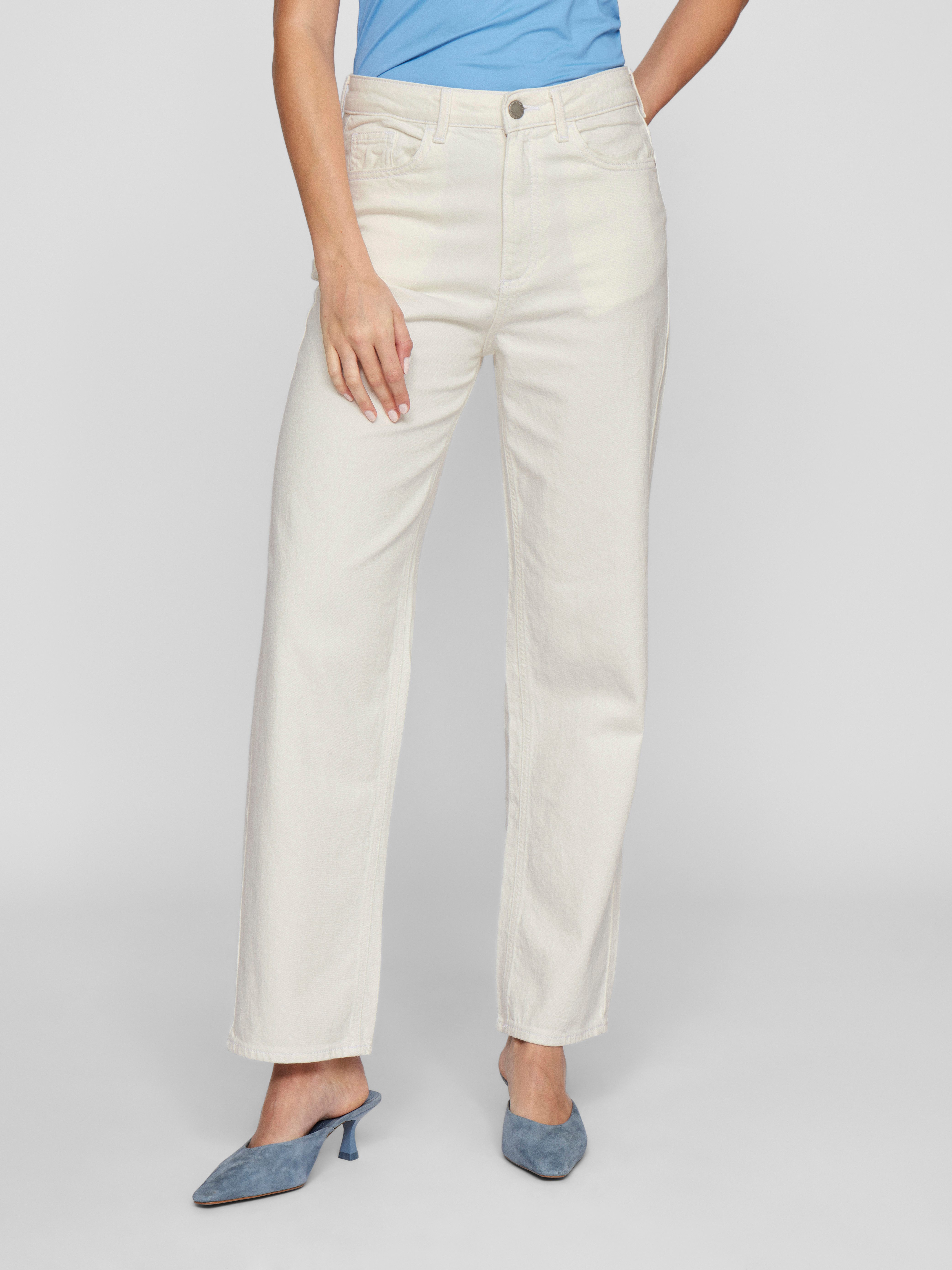 Vila High-waist-Jeans VIKELLY JAF HW STRAIGHT JEANS-NOOS Baumwollmischung