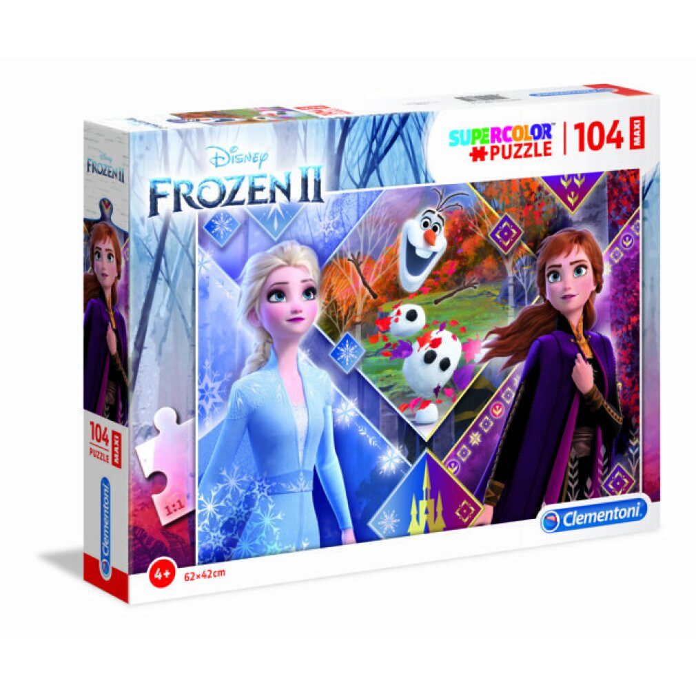 Puzzle CLEMENTONI Eisreich Puzzle 2 MAXI 104 Teile