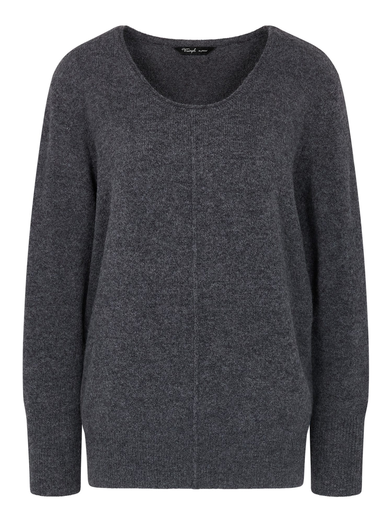 Triumph Sweatshirt Amourette Cozy überschnittene Schulter - lockere Passform - gerippter Saum