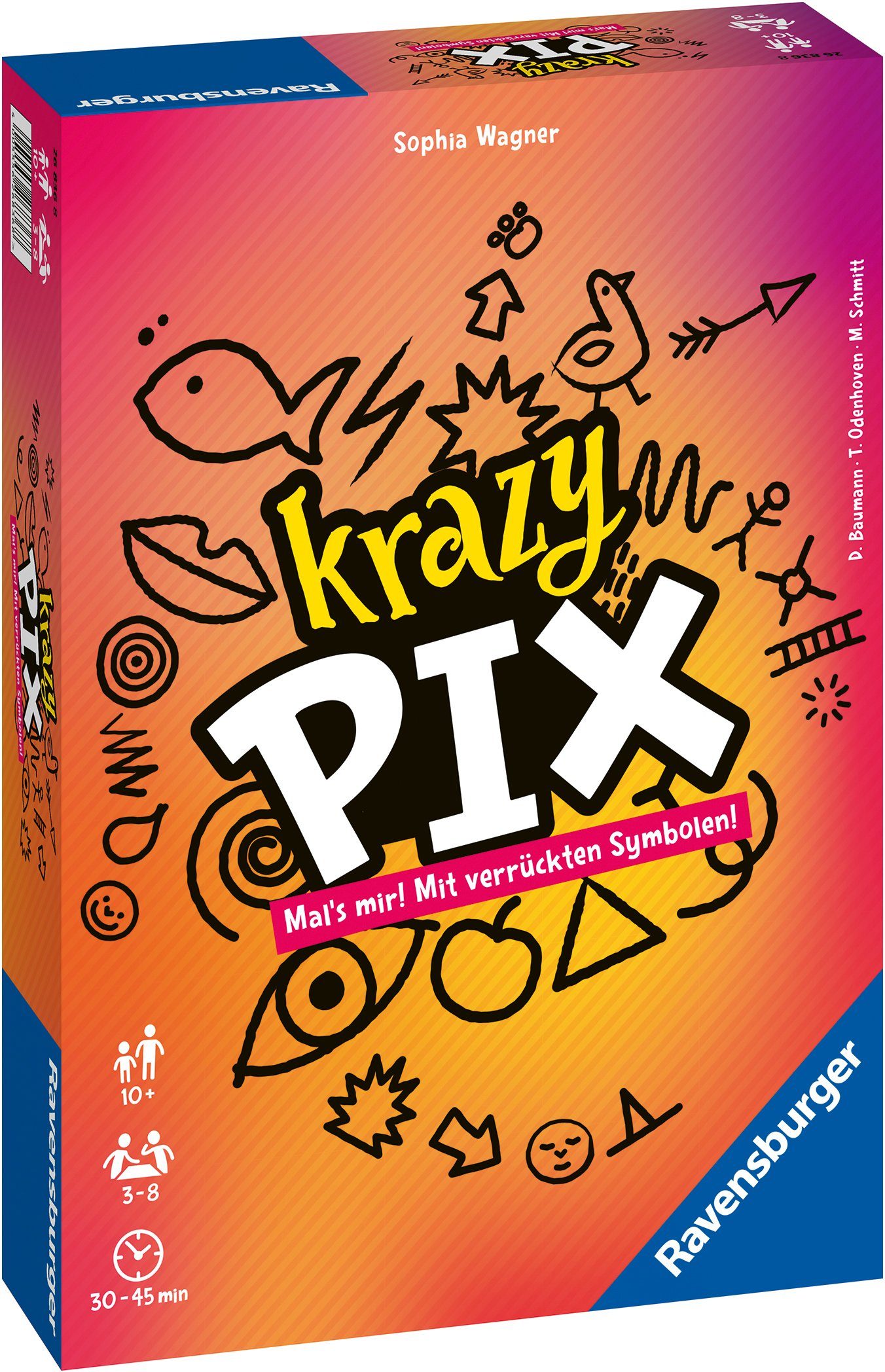 Image of RAVENSBURGER Krazy Pix Gesellschaftsspiel, Mehrfarbig