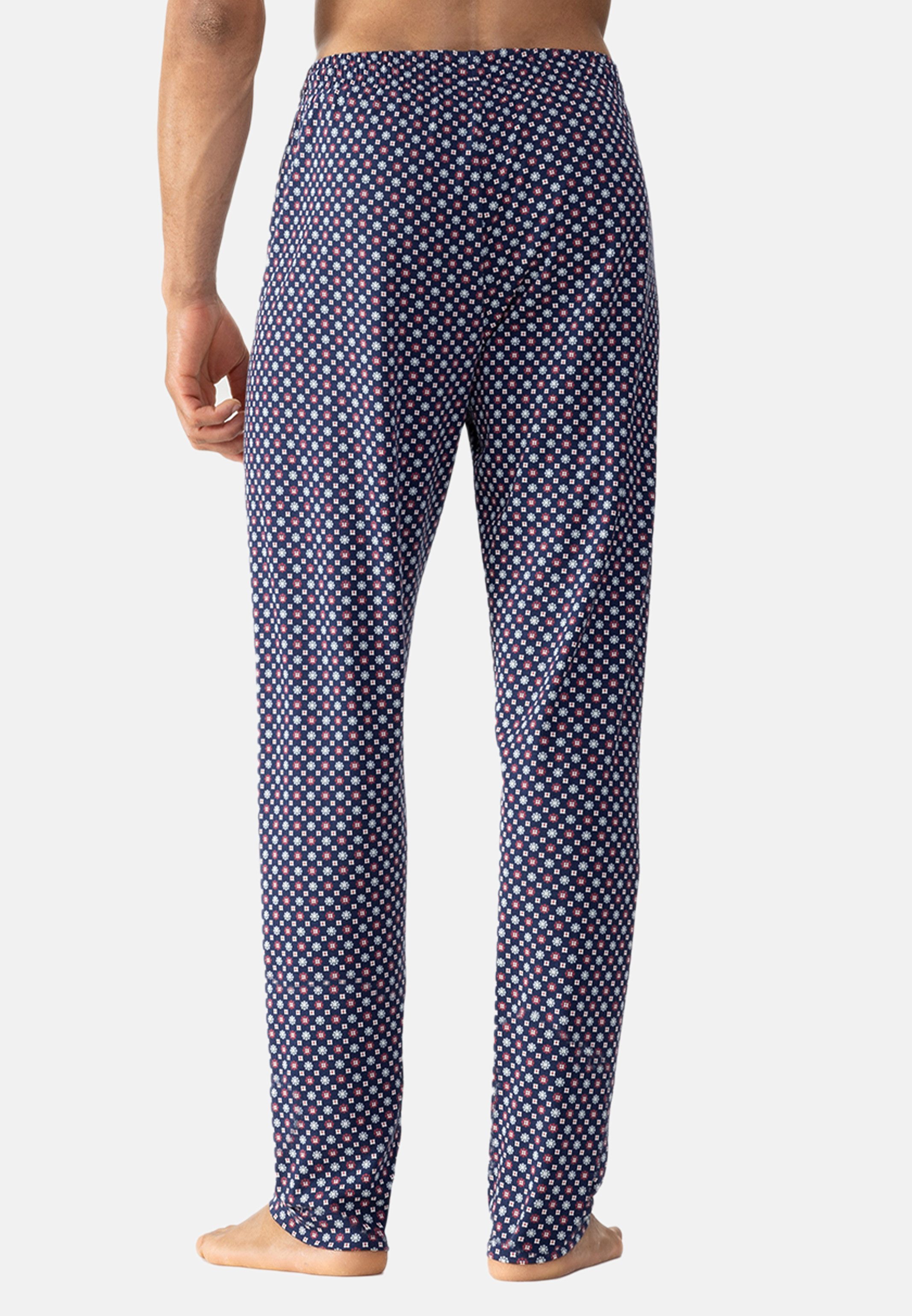 Mey Schlafhose Tie Minimal (1-tlg) Schlafanzug Hose - Baumwolle - Atmungsaktiv