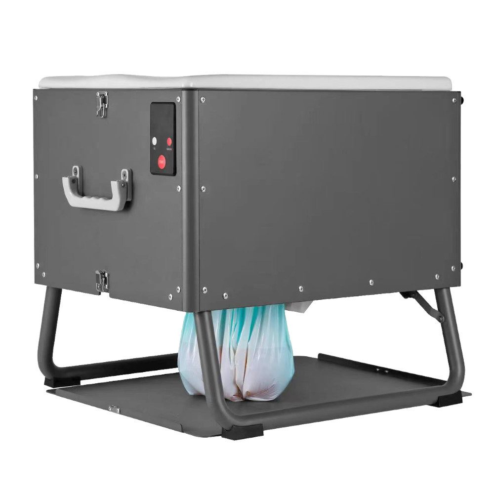 LooSeal Campingtoilette LooSeal® TANK mobile Verschweißer-Toilette mit Akku - Heavy Duty, Grau